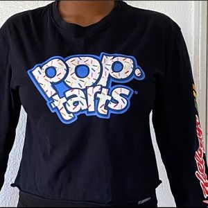 Pop Tart Longsleeve Shirt in Black